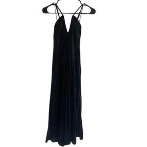 Dress The Population Sleeveless Metallic Cocktail Party Dress Black Size Small